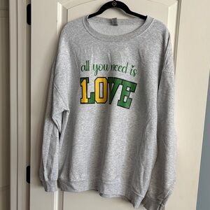 GREEN BAY PACKERS - Jordan Love “10” Gray Sweatshirt